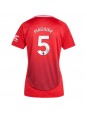 Manchester United Harry Maguire #5 Zenski Domaci Dres 2024-25 Kratak Rukavima